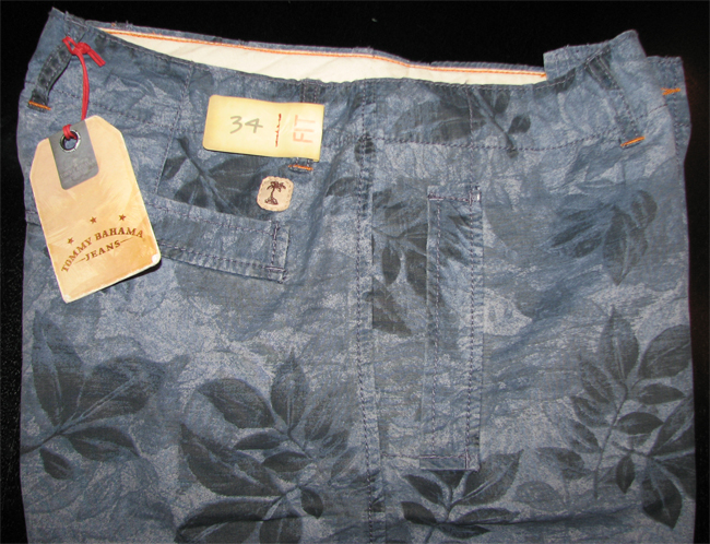 Tommy Bahama New TD8743 Get A Leaf Celestial Blue Shorts 34 Waist 