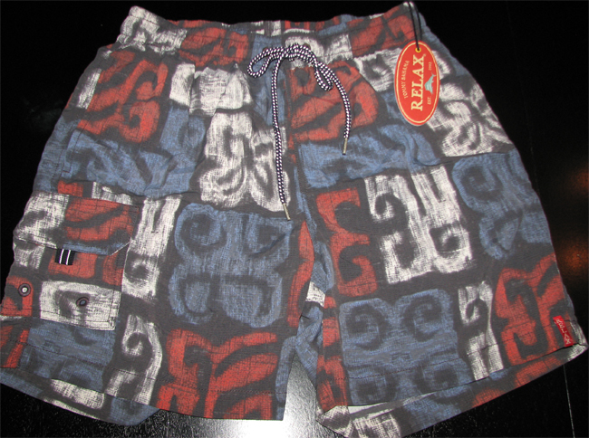 Tommy Bahama New Tikipedia Great Sea Swim Suit Trunks M 34 to 36 waist 